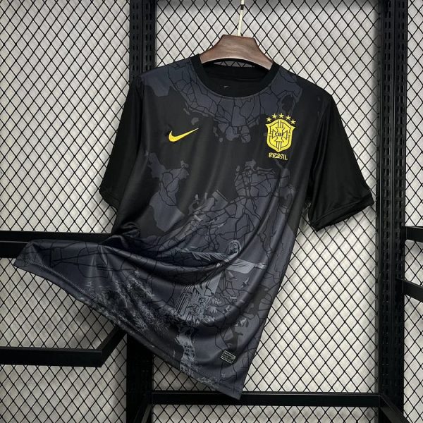 Camiseta Brasil Concept Black 2024-2025