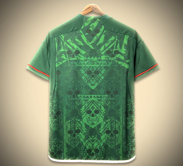 jersey-domicile-mexique-2023-design-concept-pour-supporters-de-football Camiseta Primera Equipación México 2023 diseño concepto para supporters de fútbol