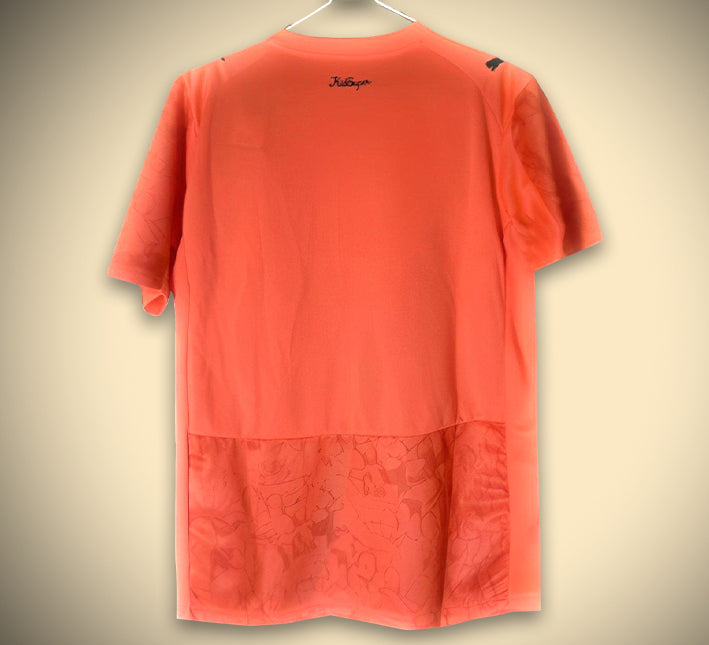 camiseta third Manchester City naranja temporada veinticinco veintiséis jersey oficial