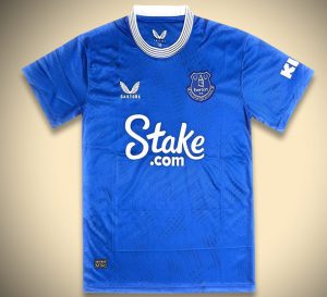 maillot-domicile-everton-saison-2024-2025-bleu-officiel Maillot domicile Everton saison 2024 2025 bleu officiel