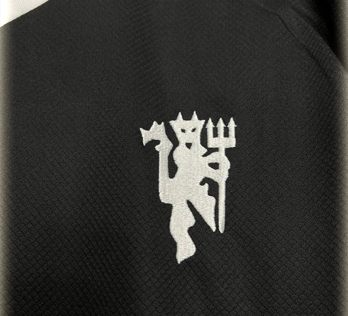 Tenue de gardien de but Manchester United noir manches longues