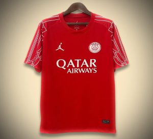 Maillot Paris Saint-Germain Extérieur Édition Rouge 2024-2025 vue de face