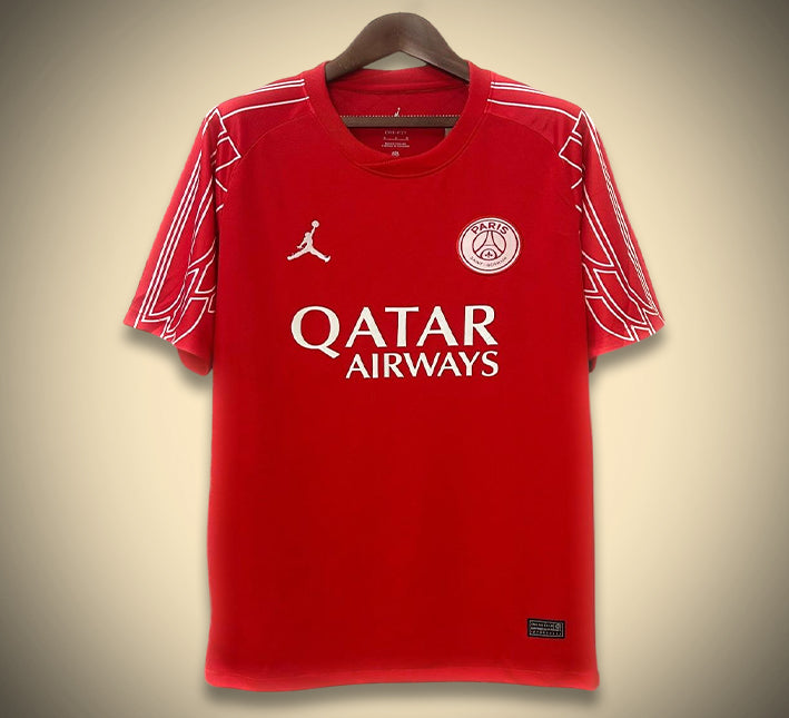 Maillot Paris Saint-Germain Extérieur Édition Rouge 2024-2025 vue de face