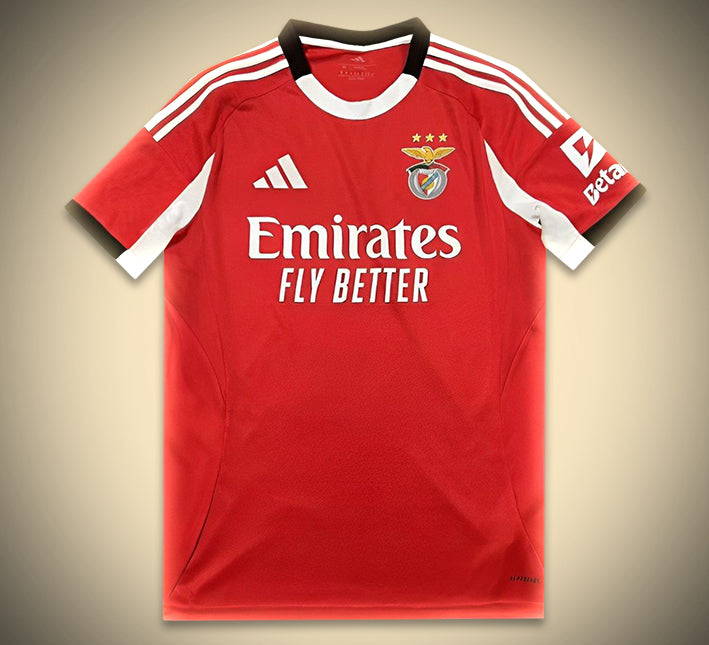 maillot domicile Benfica saison 2025 2026 rouge officiel