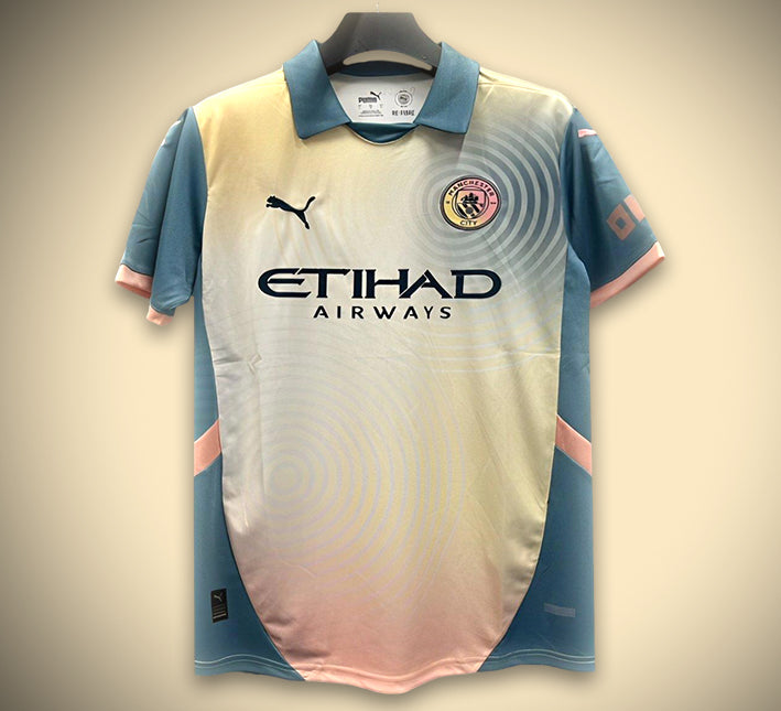 camiseta concept Manchester City edición Navidad temporada 2024 2025 diseño festivo fútbol