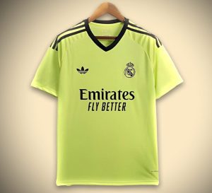 Maillot Réal Madrid Gardien Édtiton Vert 2024-2025 vue de face