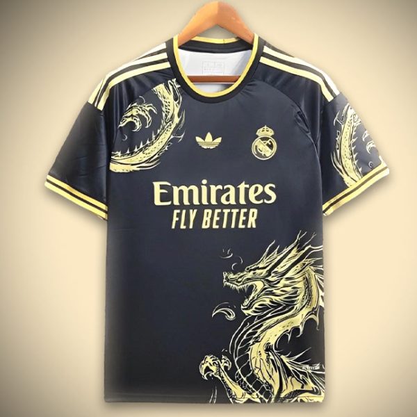 Camiseta Concept Real Madrid Dragon Edición Oro 2024-2025