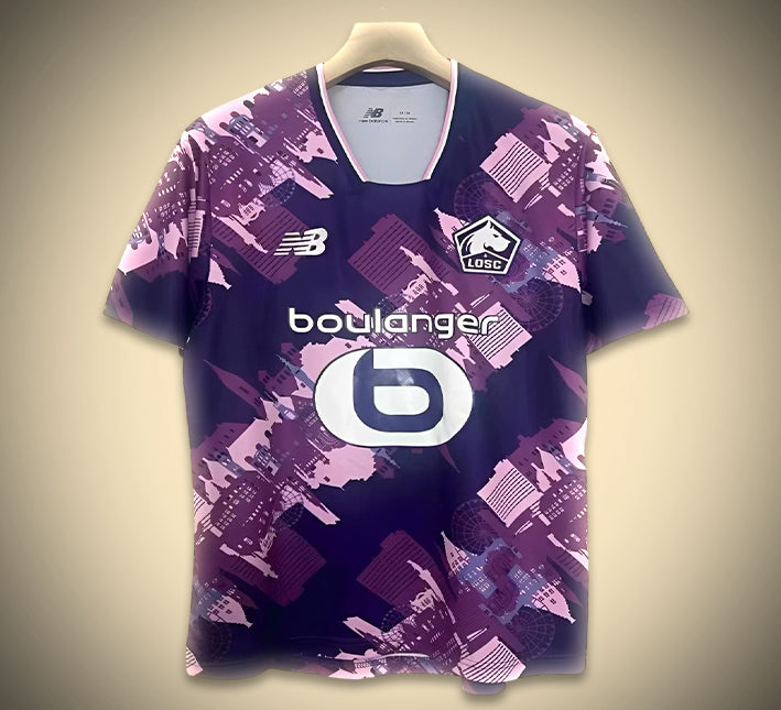 Camiseta segunda equipación oficial LOSC Lille temporada 2025 2026 equipación de fútbol