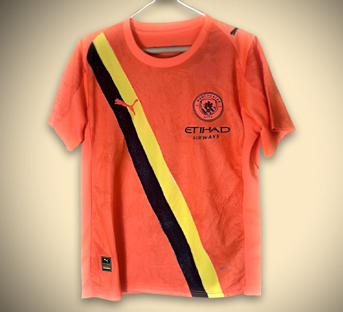 Camiseta Manchester City Third Naranja 2526