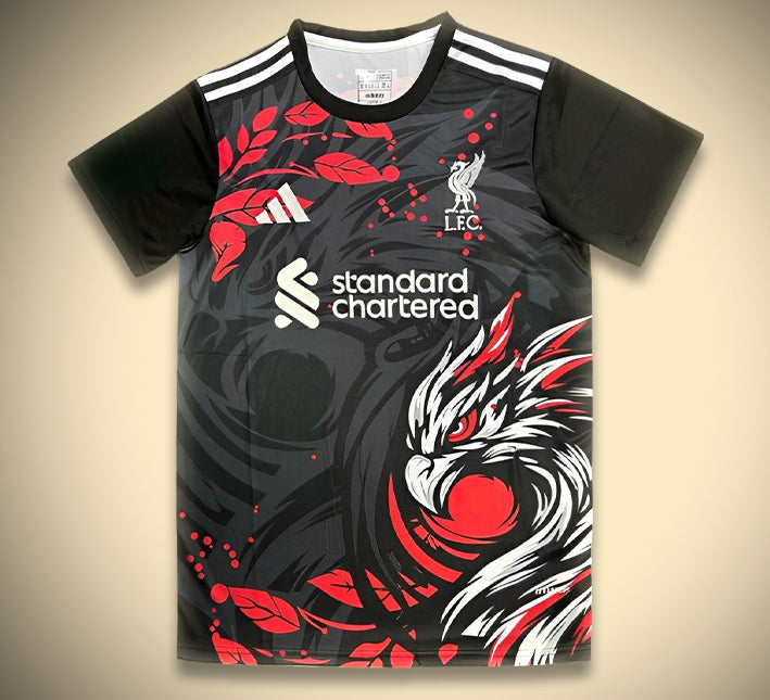 maillot-de-football-concept-liverpool-noir-edition-2024-2025 maillot de football concept Liverpool noir édition 2024 2025