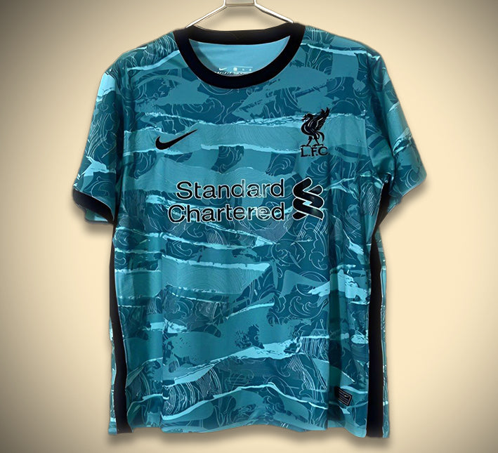 camiseta segunda equipación Liverpool temporada 2021 equipación oficial de fútbol