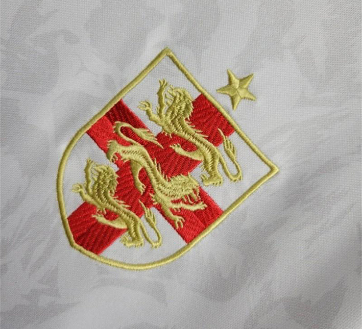 Maillot Concept Angleterre Édition Comma Blanc 2024 vue de profil