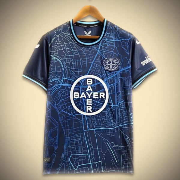 Camiseta Concept Bayern 04 Leverkusen Edición Azul 2024-2025