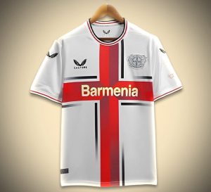 maillot-bayern-leverkusen-exterieur-blanc-2425 Camiseta Bayern Leverkusen Segunda Equipación Blanco 2425