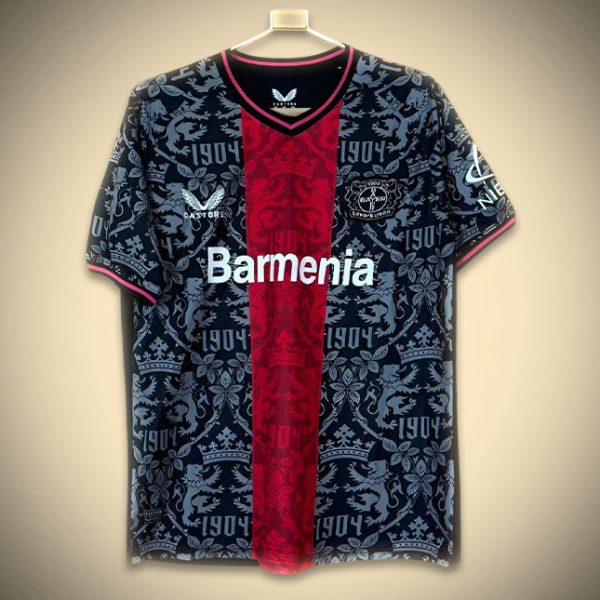 Camiseta Concept Bayern Leverkusen Edición Negro 2024-2025