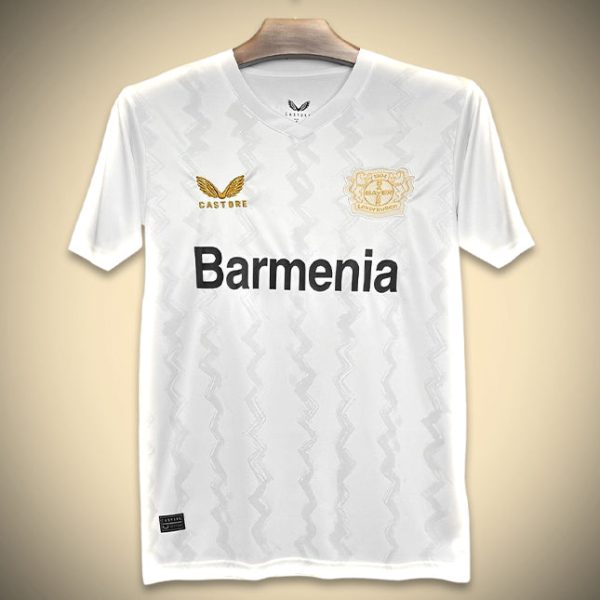 Camiseta Bayern Leverkusen Segunda Equipación Oro 2024-2025