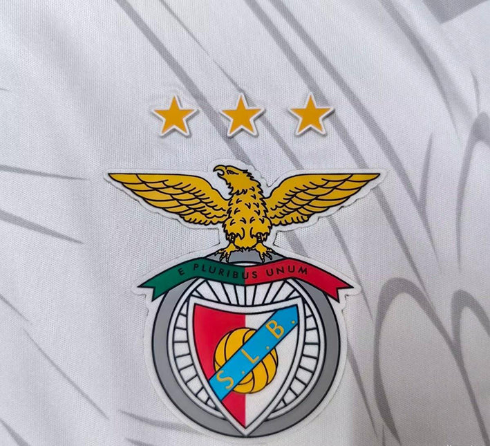 Camiseta concept Benfica temporada 2025 2026 diseño moderno rojo y blanco