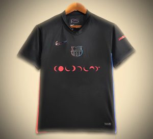 maillot concept FC Barcelone édition Coldplay saison 2024 2025 design collector