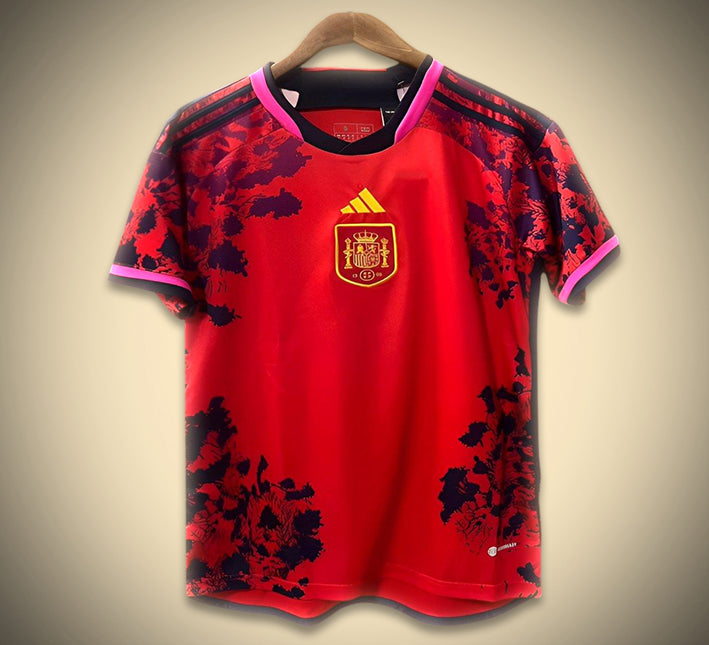 Maillot Concept Espagne Édition Rouge 2024 vue de face