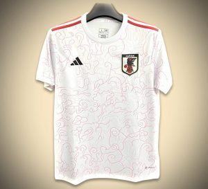 tenue supporter japon blanche design concept édition 2425