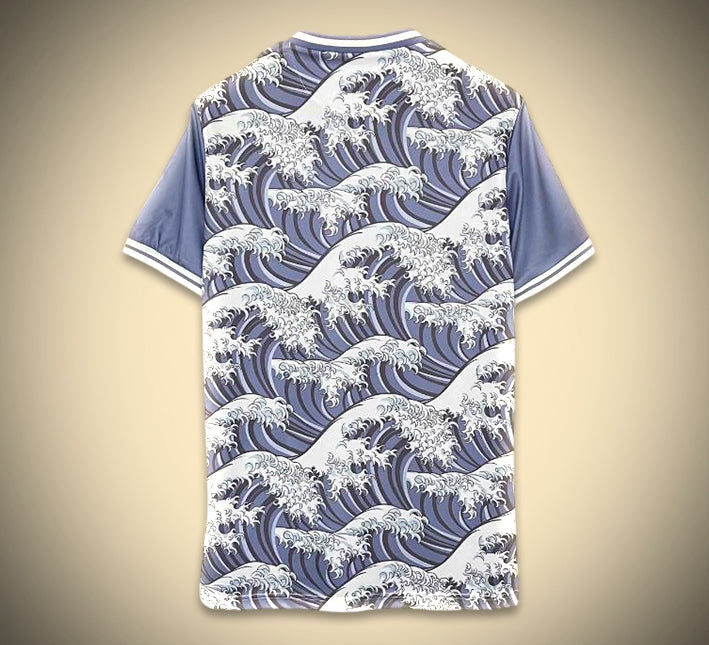 t-shirt-maillot-japonais-design-vague-graphique-inspiration-manga-et-culture-nippone Camiseta japonesa diseño ola gráfica inspiración manga y cultura nipona