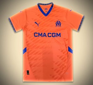 Maillot Olympique Marseille 3e 2024-2025 vue de face