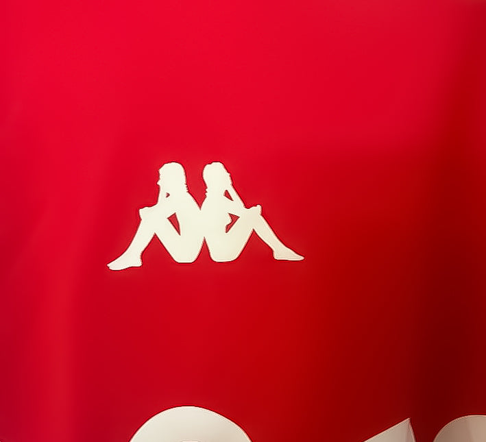 tshirt AS Monaco rouge et blanc domicile