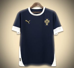Camiseta Portugal Entrenamiento Azul Marino 2024-2025 vista frontal