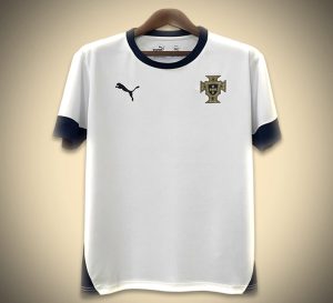 Camiseta Portugal Entrenamiento Blanca 2024-2025 vista frontal