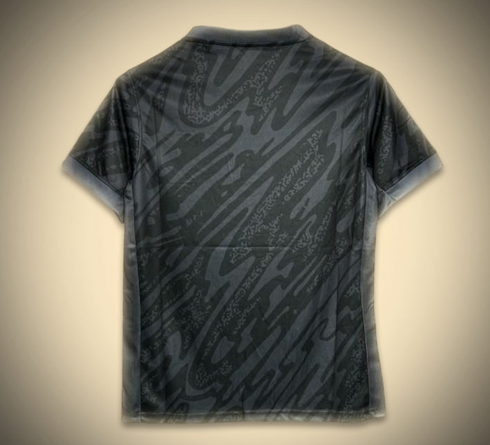 Camiseta Portugal Portero Negro 2024-2025 vista de perfil