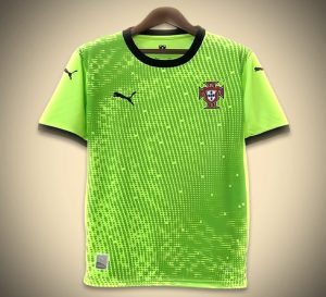 Camiseta Portugal Portero Verde 2024-2025 vista frontal