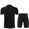 conjunto de entrenamiento arsenal negro equipación deportiva fútbol