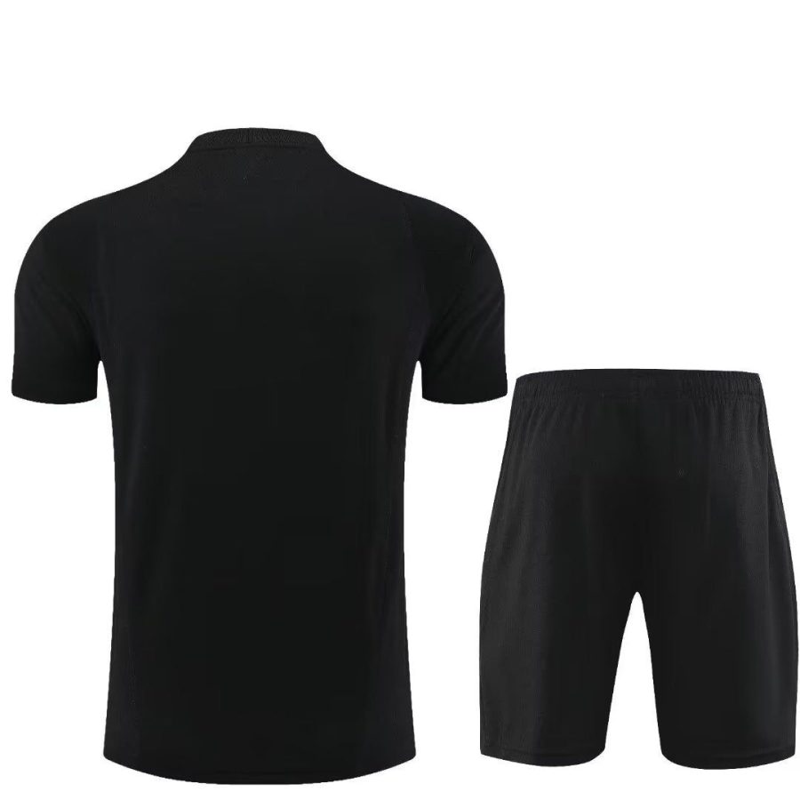 conjunto de entrenamiento arsenal negro equipación deportiva fútbol