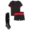 ensemble-enfant-ac-milan-maillot-domicile-saison-2025-2026-avec-short Conjunto niños AC Milan camiseta primera equipación temporada 2025 2026 con pantalón