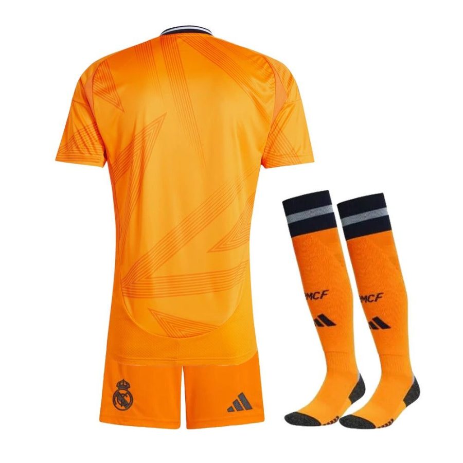 ensemble-enfant-real-madrid-maillot-exterieur-saison-2024-2025 Conjunto niño Real Madrid camiseta segunda equipación temporada 2024 2025