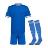 Conjunto fútbol niños Real Madrid tercera camiseta temporada 2025 2026