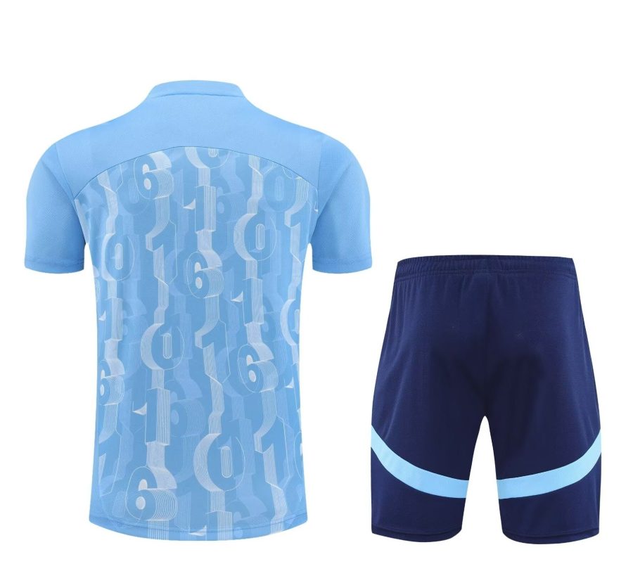 Conjunto camiseta y pantalón corto Manchester City temporada 2024 2025 primera equipación