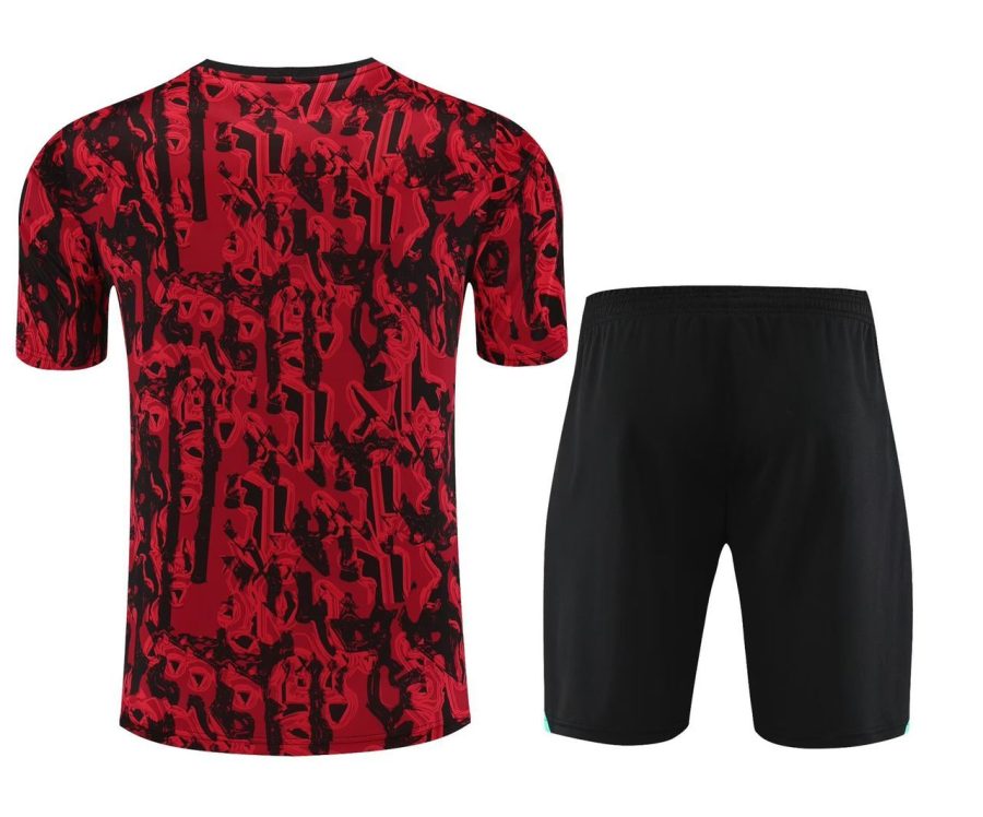 Conjunto entrenamiento Manchester United rojo temporada 2023 2024