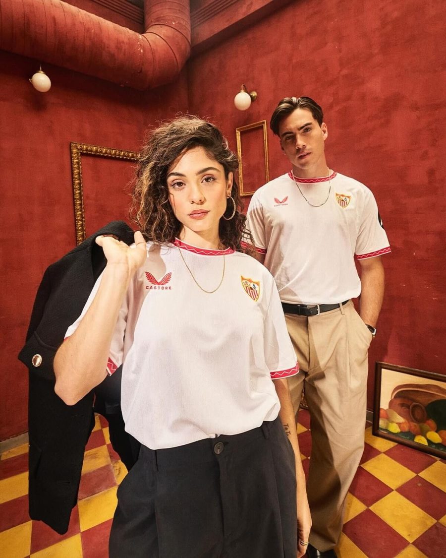 Jersey oficial FC Sevilla rojo y blanco equipación local