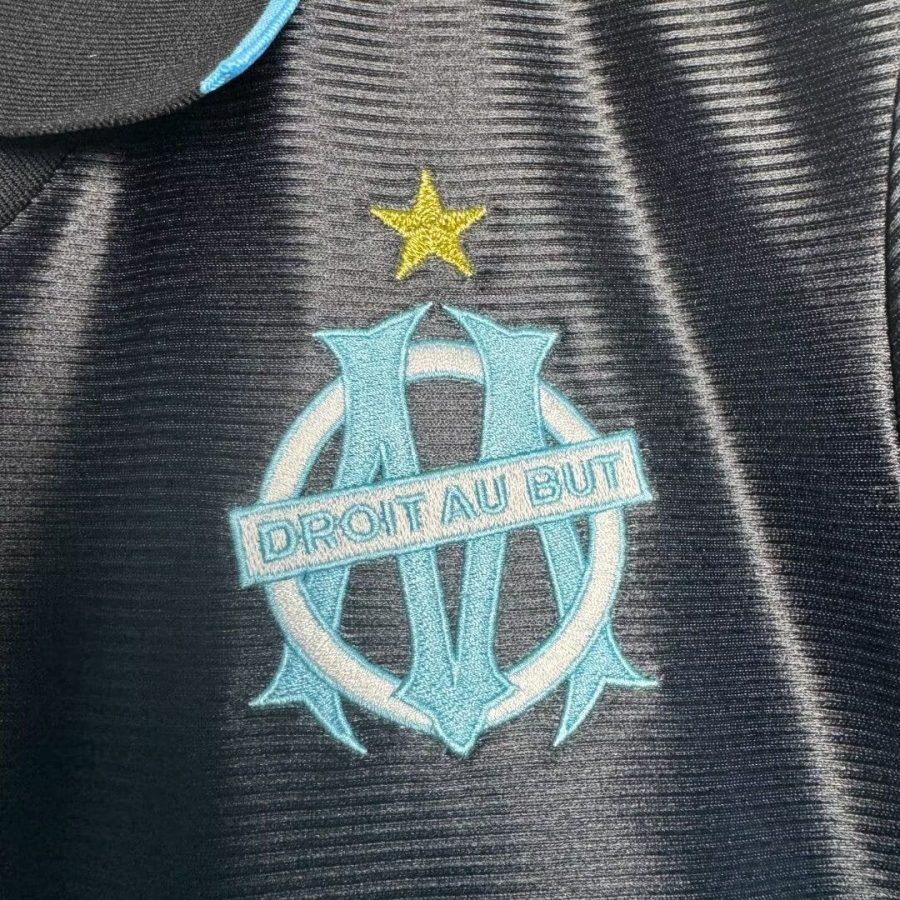 Jersey third Marseille años dos mil tejido transpirable aficionado