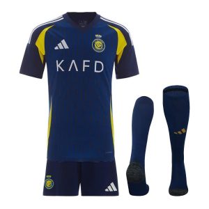 KIT NIÑOS AL NASSR FC SEGUNDA EQUIPACIÓN 2024-2025