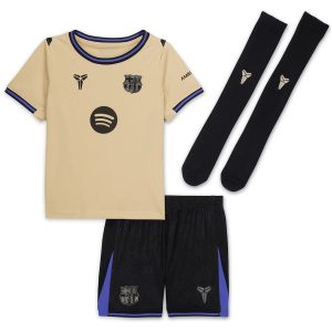 KIT NIÑOS FC BARCELONA SEGUNDA EQUIPACIÓN 2025-2026