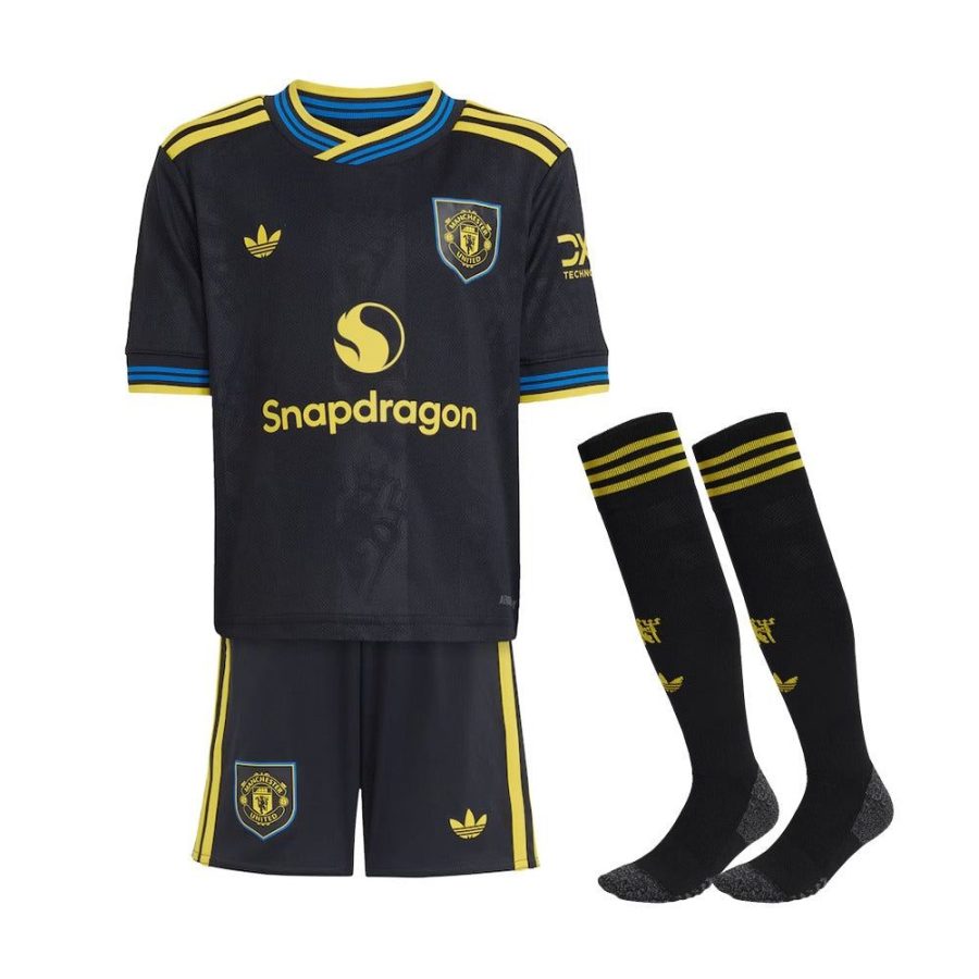 Kit enfant Manchester United – Third 2025-2026