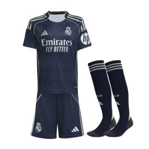 KIT NIÑOS REAL MADRID SEGUNDA EQUIPACIÓN 2025-2026