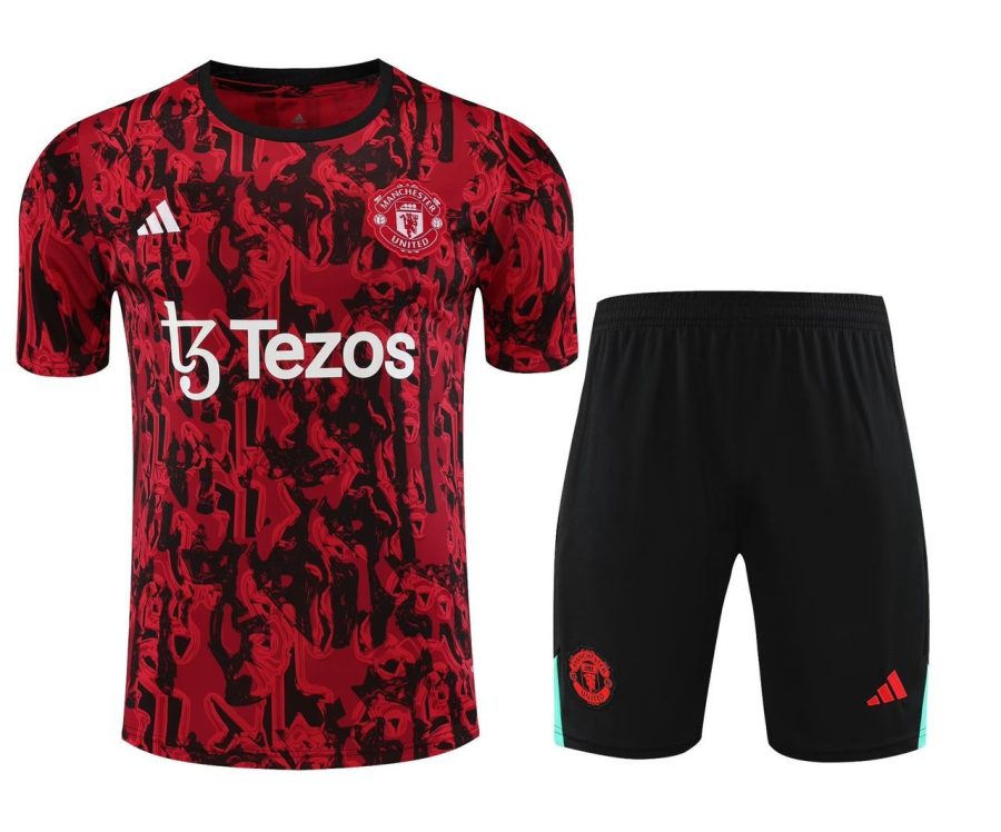 KIT TRAINING MANCHESTER UNITED ROUGE 20232024