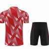 kit entrenamiento rojo Bayern Munich temporada 2023 2024 equipación entrenamiento fútbol