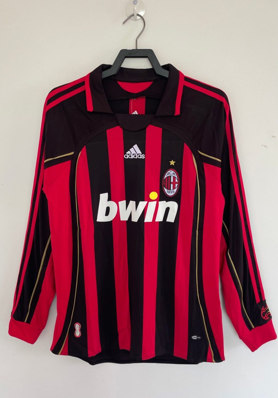 CAMISETA AC MILAN MANGA LARGA PRIMERA EQUIPACIÓN 20062007