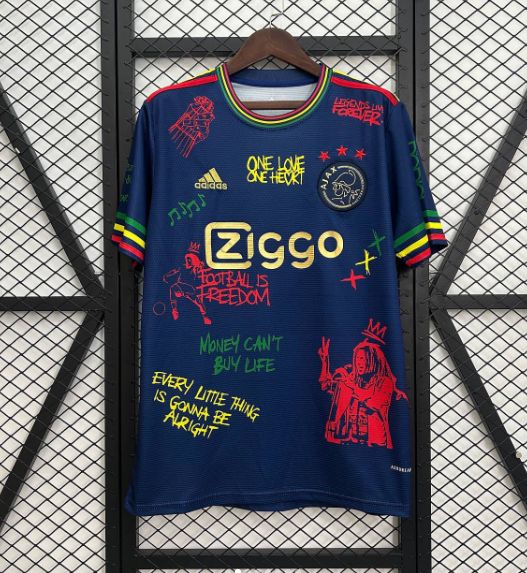 CAMISETA AJAX AMSTERDAM ESPECIAL BOB MARLEY 20252026