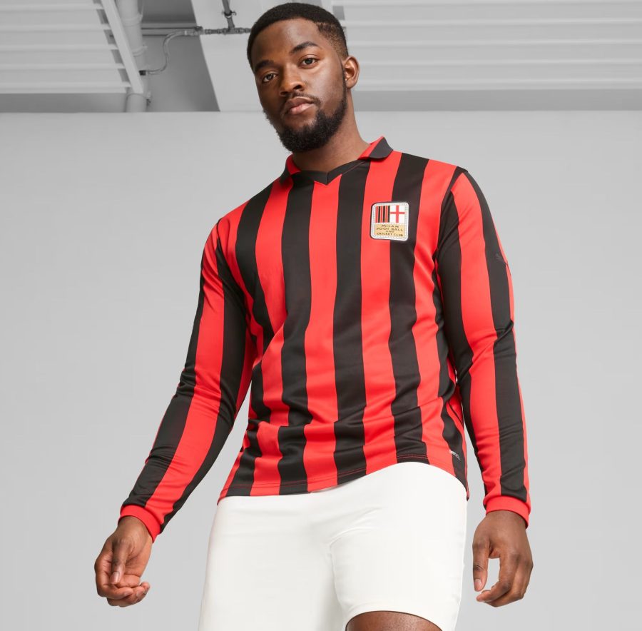camiseta aniversario AC Milan temporada dos mil veinticuatro dos mil veinticinco edición especial