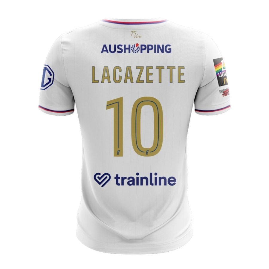 Camiseta aniversario Olympique Lyonnais temporada 2024 2025 edición especial aficionados